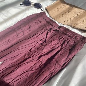 Purple Fashionable Sweatpants